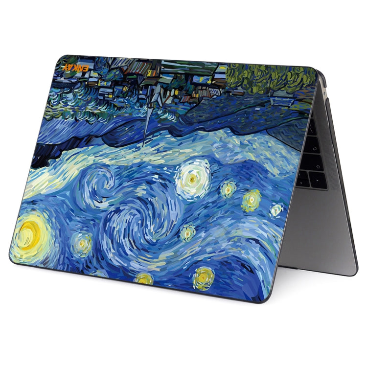 For MacBook Air 13.3 inch A1932 2018 ENKAY Hat-Prince Natural Series Laotop Protective Crystal Case(Starry Night) - MacBook Air Cases by ENKAY | Online Shopping South Africa | PMC Jewellery