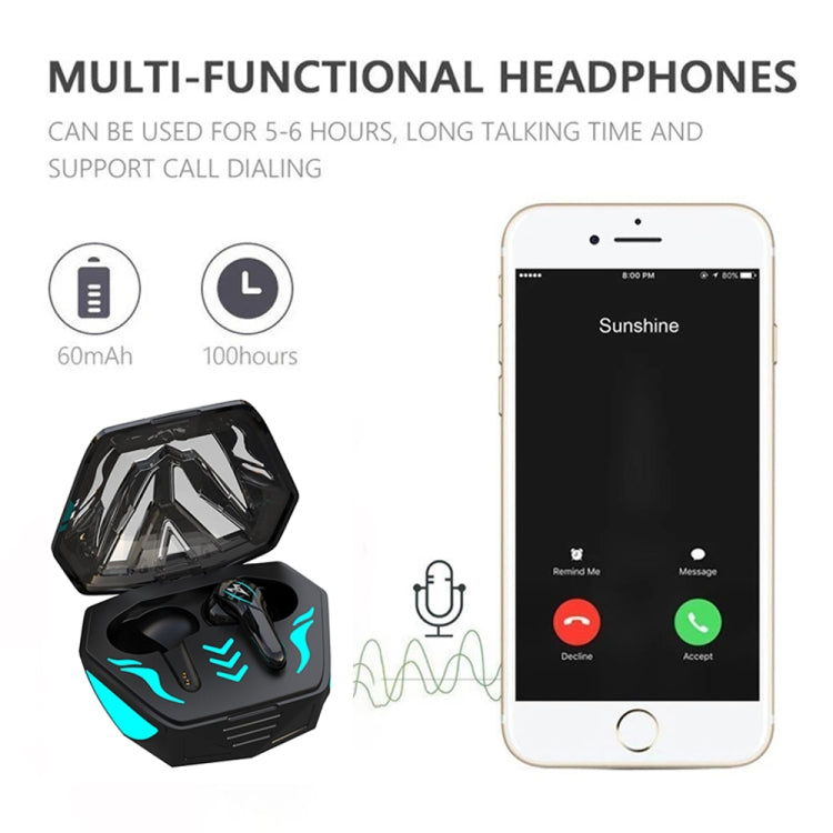 T&G TG8 Wireless 9D Stereo Sports Waterproof Headphone with LED Charging Box - Bluetooth Earphone by T&G | Online Shopping South Africa | PMC Jewellery | Buy Now Pay Later Mobicred