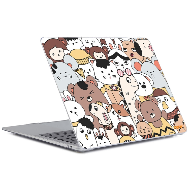 ENKAY Animal Series Pattern Laotop Protective Crystal Case For MacBook Pro 13.3 inch A2251 / A2289 / A2338 2020(Animals No.1) - MacBook Pro Cases by ENKAY | Online Shopping South Africa | PMC Jewellery