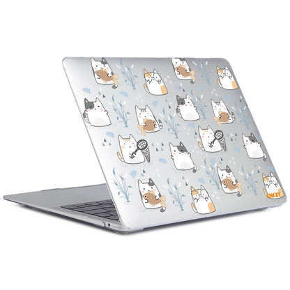 ENKAY Animal Series Pattern Laotop Protective Crystal Case For MacBook Pro 13.3 inch A2251 / A2289 / A2338 2020(Cute Cat) - MacBook Pro Cases by ENKAY | Online Shopping South Africa | PMC Jewellery