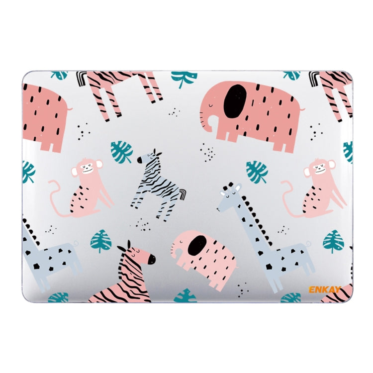 ENKAY Animal Series Pattern Laotop Protective Crystal Case For MacBook Pro 15.4 inch A1707 / A1990(Animals No.2) - MacBook Pro Cases by ENKAY | Online Shopping South Africa | PMC Jewellery