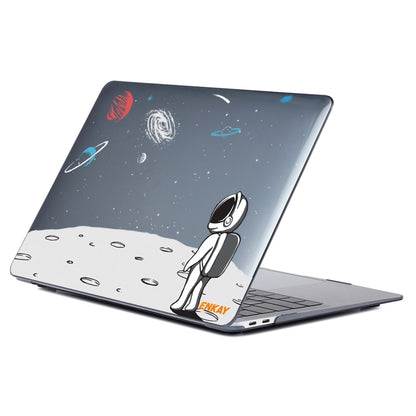 ENKAY Star Series Pattern Laotop Protective Crystal Case For MacBook Pro 13.3 inch A1706 / A1708 / A1989 / A2159(Backpack Astronaut) - MacBook Pro Cases by ENKAY | Online Shopping South Africa | PMC Jewellery