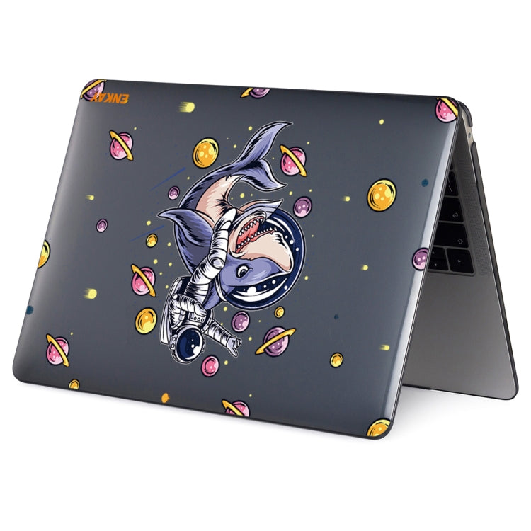 ENKAY Star Series Pattern Laotop Protective Crystal Case For MacBook Pro 13.3 inch A2251 / A2289 / A2338 2020(Shark Astronaut) - MacBook Pro Cases by ENKAY | Online Shopping South Africa | PMC Jewellery