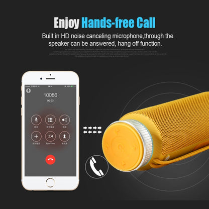T&G TG326 Long Endurance Outdoor Knob Volume Control Bluetooth Speaker(Gold) - Desktop Speaker by T&G | Online Shopping South Africa | PMC Jewellery