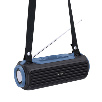 NewRixing NR903F TWS Portable Outdoor Bluetooth Speaker Support TF Card / FM(Blue) - Desktop Speaker by NewRixing | Online Shopping South Africa | PMC Jewellery | Buy Now Pay Later Mobicred