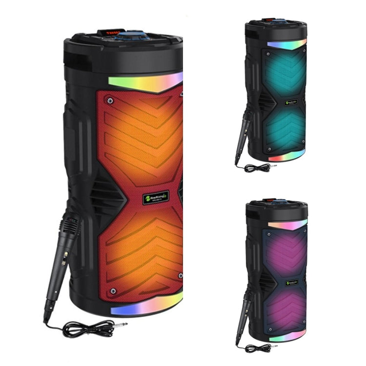 NewRixing NRG6601A Outdoor Portable Karaoke Wireless Speaker 20W Audio Amplifier With Mic(A) - Loudspeaker by New Rixing | Online Shopping South Africa | PMC Jewellery