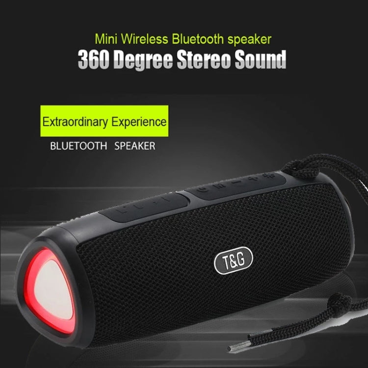 T&G TG344 Portable LED Light TWS Wireless Bluetooth Speaker(Red) - Desktop Speaker by T&G | Online Shopping South Africa | PMC Jewellery