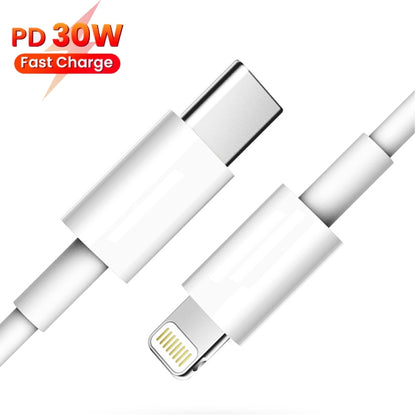 1.5m PD30W USB-C / Type-C to 8 Pin Fast Charging Data Cable for iPhone Series - Normal Style Cable by PMC Jewellery | Online Shopping South Africa | PMC Jewellery