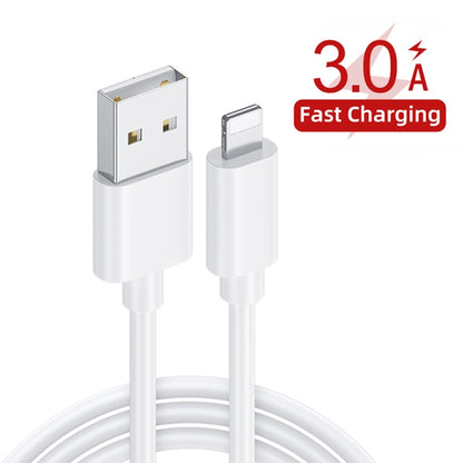TE-P22 38W PD USB-C / Type-C + QC3. 0 USB Car Charger with 1m USB to 8 Pin Data Cable(White) - Car Charger by PMC Jewellery | Online Shopping South Africa | PMC Jewellery