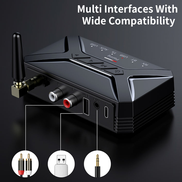TR-22 External Antenna Long Distance 40m Bluetooth Audio Receiver Transmitter 2 in 1 - Audio Receiver Transmitter by PMC TechLife | Online Shopping South Africa | PMC TechLife