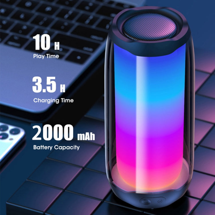 NBY 8892 LED IPX5 Waterproof Portable Wireless Bluetooth Speaker(White) - Desktop Speaker by NBY | Online Shopping South Africa | PMC TechLife | Buy Now Pay Later Mobicred