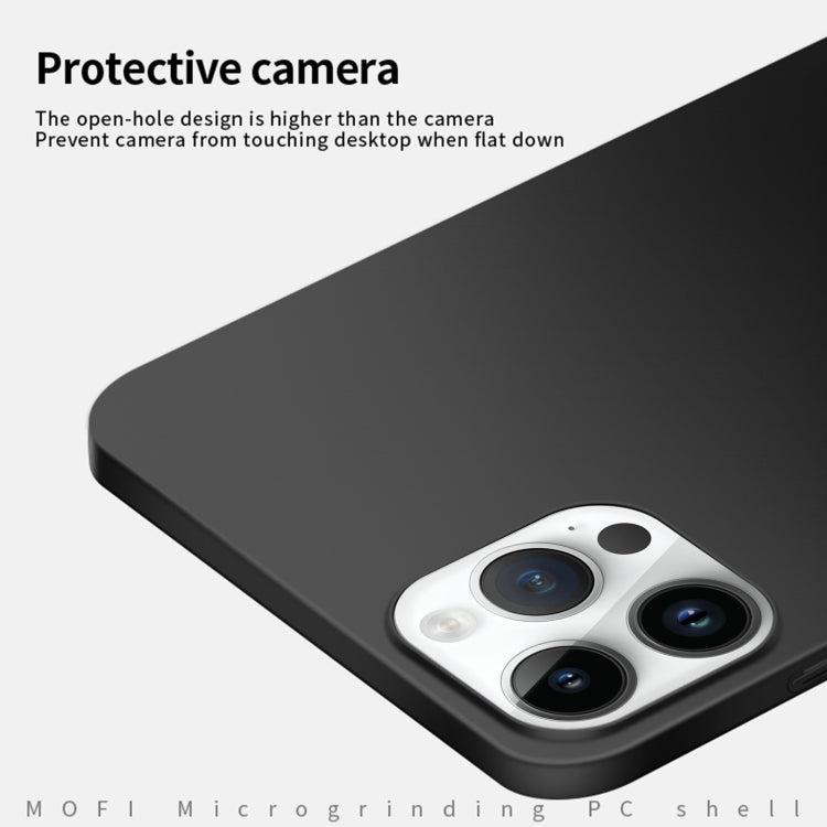 For iPhone 14 Pro Max MOFI Frosted PC Ultra-thin Hard Case (Black) - iPhone 14 Pro Max Cases by MOFI | Online Shopping South Africa | PMC Jewellery