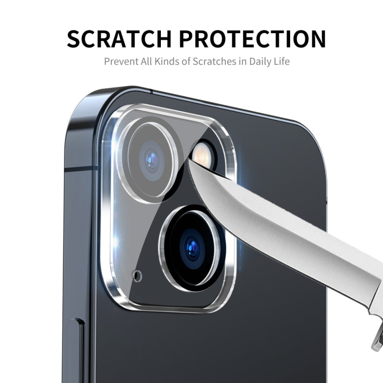 For iPhone 13 / 13 Pro 2pcs ENKAY Hat-Prince 9H Rear Camera Lens Tempered Glass Film - iPhone 13 Tempered Glass by ENKAY | Online Shopping South Africa | PMC Jewellery | Buy Now Pay Later Mobicred