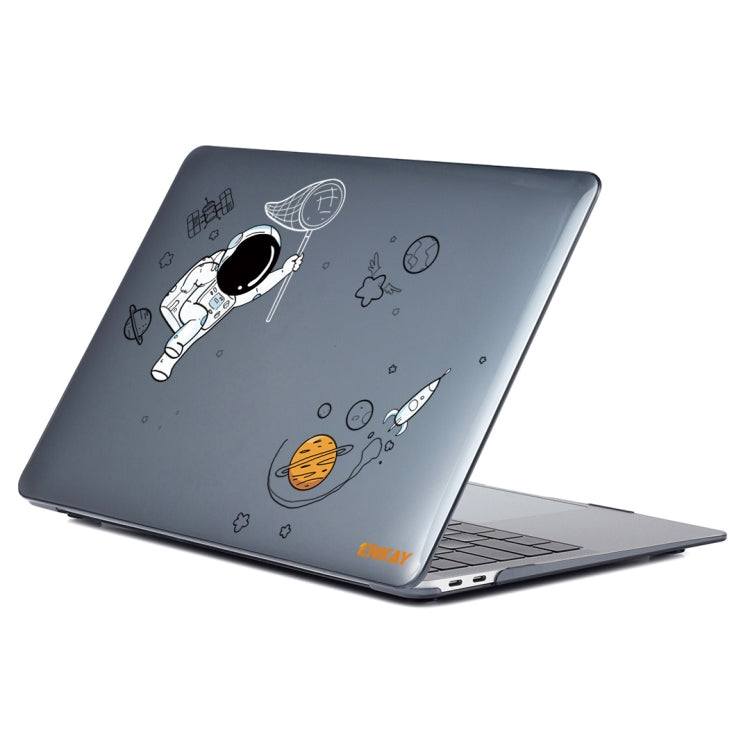 For MacBook Air 13.6 inch  A2681 ENKAY Hat-Prince Spaceman Pattern Protective Crystal Case Cover Hard Shell(Spaceman No.2) - MacBook Air Cases by ENKAY | Online Shopping South Africa | PMC TechLife