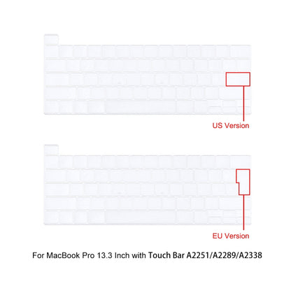 For MacBook Pro 13.3 A2251/A2289/A2338 ENKAY Hat-Prince 3 in 1 Protective Bracket  Case Cover Hard Shell with TPU Keyboard Film / Anti-dust Plugs, Version:US(Grey) - MacBook Pro Cases by ENKAY | Online Shopping South Africa | PMC Jewellery