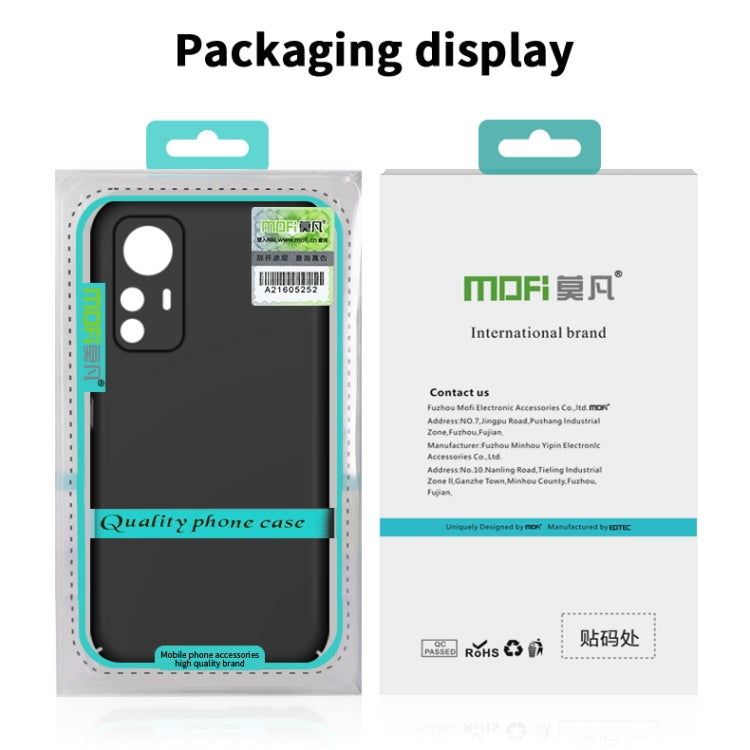 For Xiaomi 12T / Redmi K50 Ultra MOFI Micro Frosted PC Ultra-thin Hard Case(Blue) - free shipping - PMC TechLife - Order now!