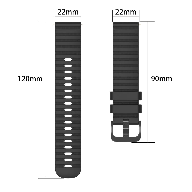 For Huawei Watch 3 Pro New 22mm Wavy Dot Pattern Solid Color Silicone Watch Band(Yellow) - free shipping - PMC TechLife - Order now!