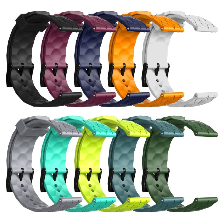 For Amazfit GTS 2 20mm Football Pattern Solid Color Silicone Watch Band(White) - free shipping - PMC TechLife - Order now!