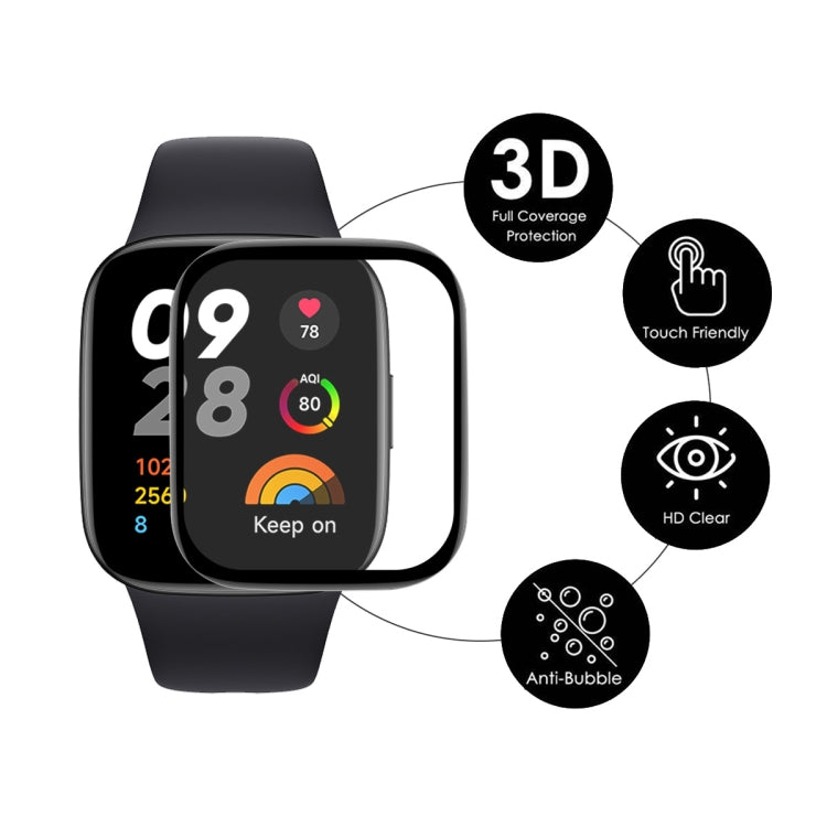 2 PCS For Redmi Watch 3 ENKAY 3D Full Coverage Soft PC Edge + PMMA HD Screen Protector Film - Screen Protector by ENKAY | Online Shopping South Africa | PMC TechLife | Buy Now Pay Later Mobicred