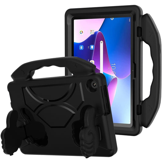 For Lenovo Tab M10 3rd Gen 10.1 TB-328 Thumb Bracket EVA Shockproof Tablet Case(Black) - For Lenovo by PMC Jewellery | Online Shopping South Africa | PMC Jewellery