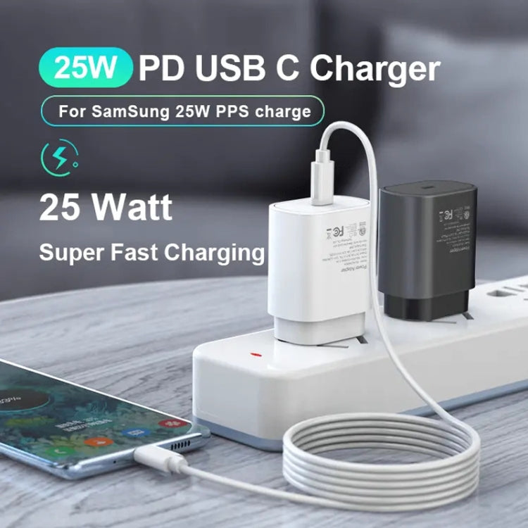 TA800 PD / PPS 25W Type-C Port Charger for Samsung, US Plug(White) - USB Charger by PMC TechLife | Online Shopping South Africa | PMC TechLife