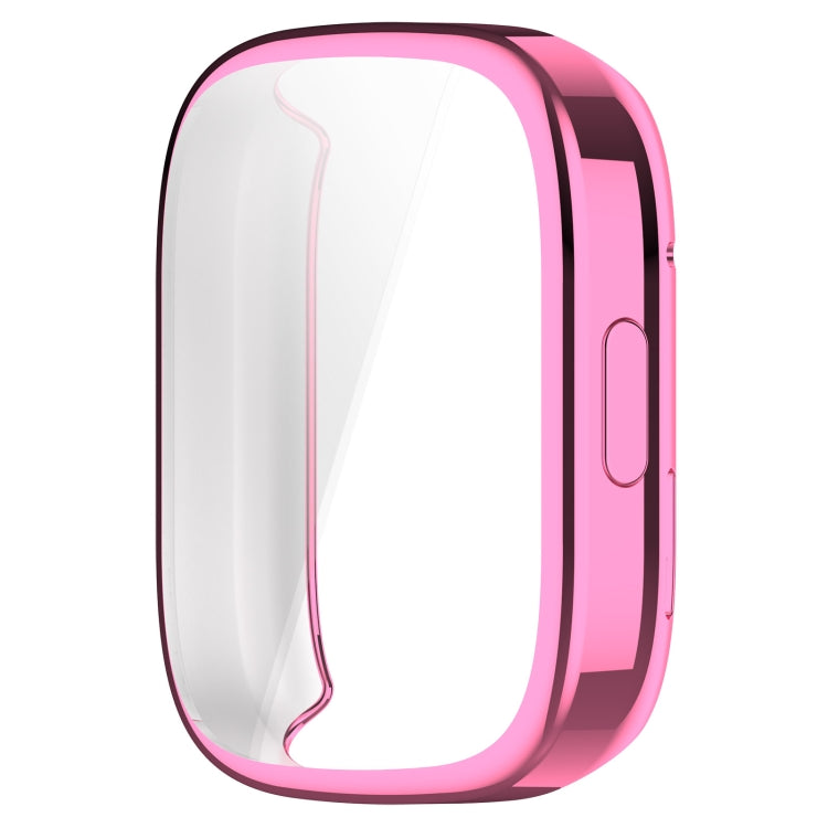 For Redmi Watch 3 TPU Fully Enclosed Watch Protective Case(Pink) - Smart Wear by PMC Jewellery | Online Shopping South Africa | PMC Jewellery
