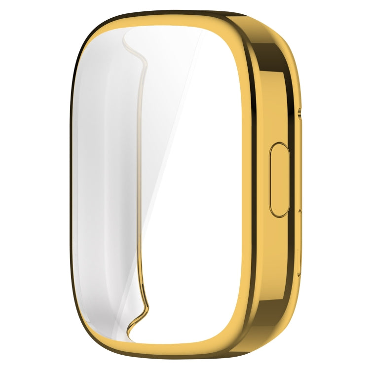 For Redmi Watch 3 TPU Fully Enclosed Watch Protective Case(Gold) - Smart Wear by PMC TechLife | Online Shopping South Africa | PMC TechLife