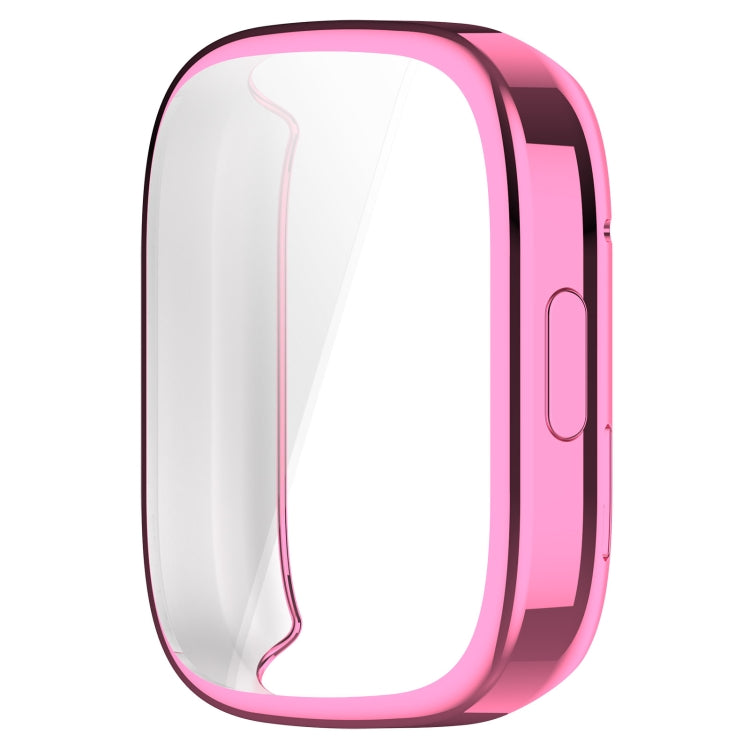 For Redmi Watch 3 Lite TPU Fully Enclosed Watch Protective Case(Pink) - Smart Wear by PMC TechLife | Online Shopping South Africa | PMC TechLife
