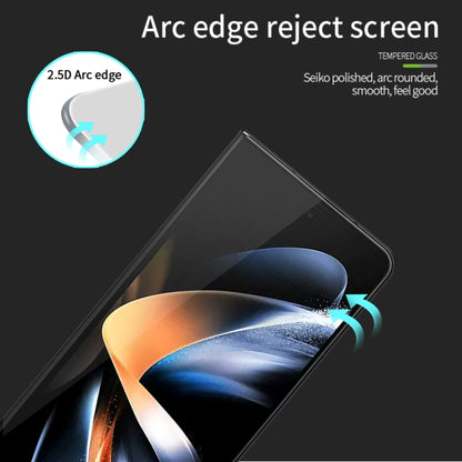 For Samsung Galaxy Z Fold5 PINWUYO 9H 2.5D Full Screen Tempered Glass Film(Black) - Galaxy Tempered Glass by PINWUYO | Online Shopping South Africa | PMC Jewellery | Buy Now Pay Later Mobicred