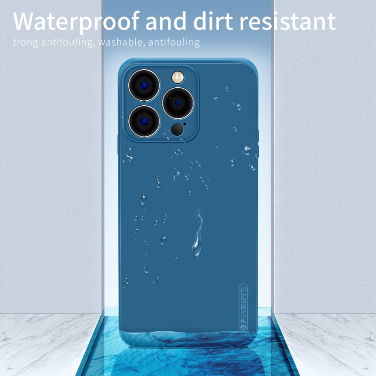 For iPhone 15 Pro PINWUYO Sense Series Liquid Silicone TPU Phone Case(Blue) - free shipping - PMC TechLife - Order now!
