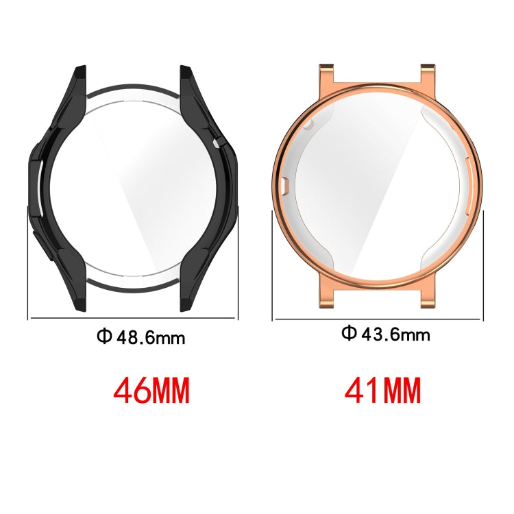 For Huawei Watch GT4 46mm Full Coverage TPU Electroplated Watch Protective Case(Rose Gold) - Watch Cases by PMC TechLife | Online Shopping South Africa | PMC TechLife