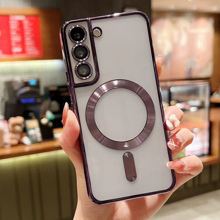 For Samsung Galaxy Note10  MagSafe Electroplating TPU Phone Case(Purple) - Galaxy Phone Cases by PMC TechLife | Online Shopping South Africa | PMC TechLife