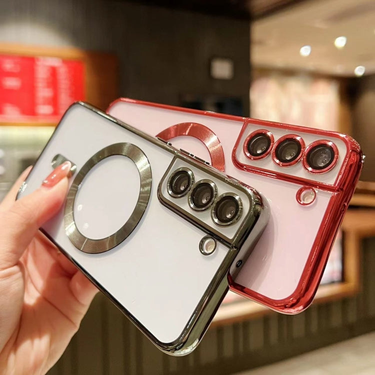 For Samsung Galaxy Note 20 Ultra MagSafe Electroplating TPU Phone Case(Silver) - Galaxy Note20 Ultra Cases by PMC TechLife | Online Shopping South Africa | PMC TechLife