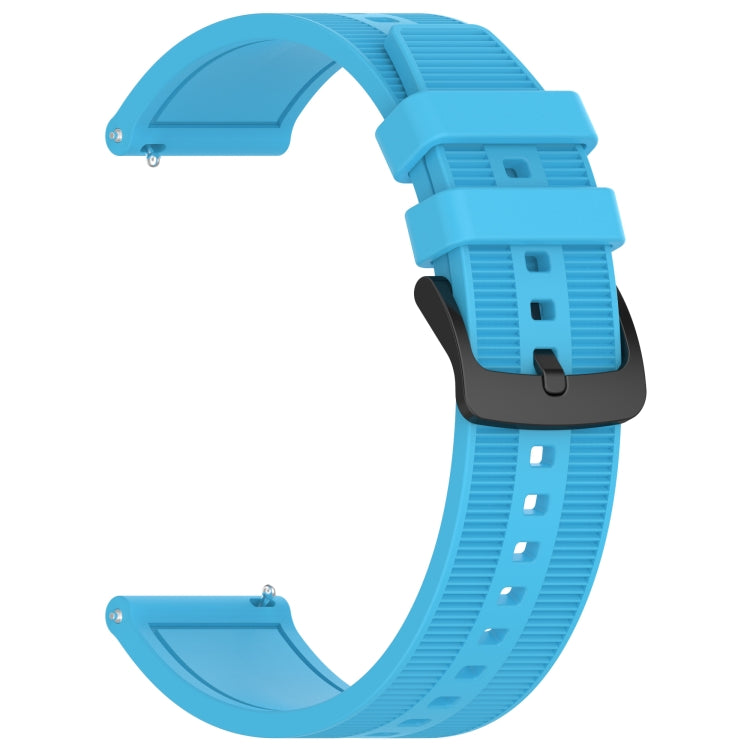 For Huawei Watch 3 22mm Textured Silicone Solid Color Watch Band(Sky Blue) - Watch Bands by PMC TechLife | Online Shopping South Africa | PMC TechLife