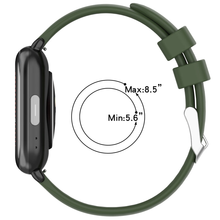 Compatible with Garmin Compatible witherunner 645 20mm Smooth Solid Color Silicone Watch Band(Grey) - Watch Bands by PMC TechLife | Online Shopping South Africa | PMC TechLife | Buy Now Pay Later Mobicred