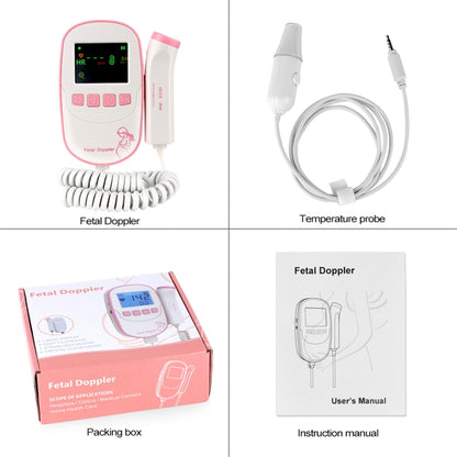 FD20P Fetal Doppler Ultrasound Baby Heartbeat Detector Monitor - Heart Rate Monitoring by PMC Jewellery | Online Shopping South Africa | PMC Jewellery