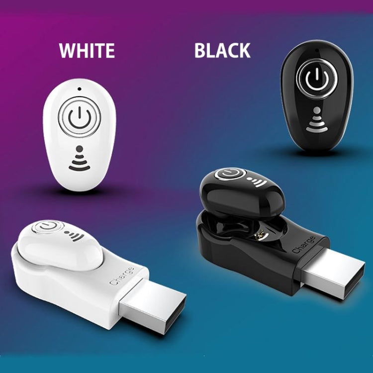 S650 Second Generation Mini Invisible Bluetooth Earphone with Microphone(White) - Bluetooth Earphone by PMC TechLife | Online Shopping South Africa | PMC TechLife