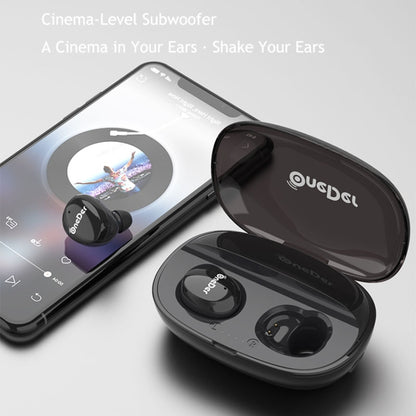 OneDer W12 Wireless Earphone with Waterproof IPX5 HD Stereo Sound TWS Bluetooth Earphone(White) - TWS Earphone by OneDer | Online Shopping South Africa | PMC Jewellery