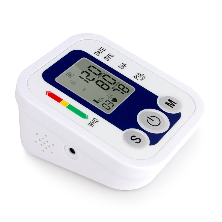 ZK-B02   Automatic Digital Upper Arm Blood Pressure Monitor Sphygmomanometer Pressure Gauge Heart Beat Rate Meter Tonometer Pulsometer - Sphygmomanometer by PMC Jewellery | Online Shopping South Africa | PMC Jewellery