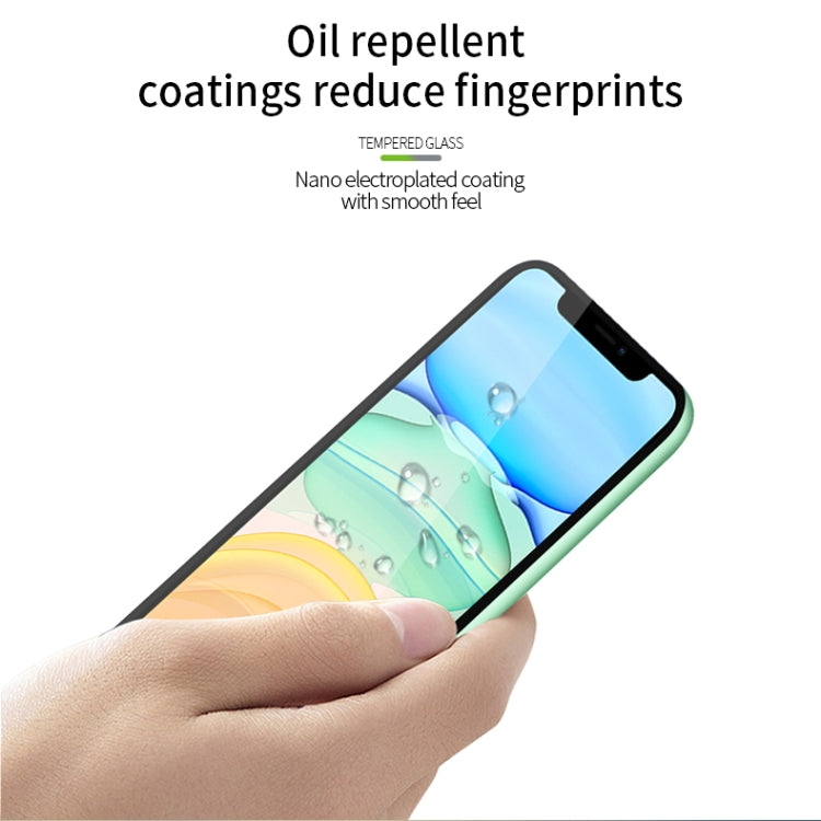 For iPhone 11 MOFI 9H 2.5D Full Screen Tempered Glass Film(Black) - free shipping - PMC TechLife - Order now!