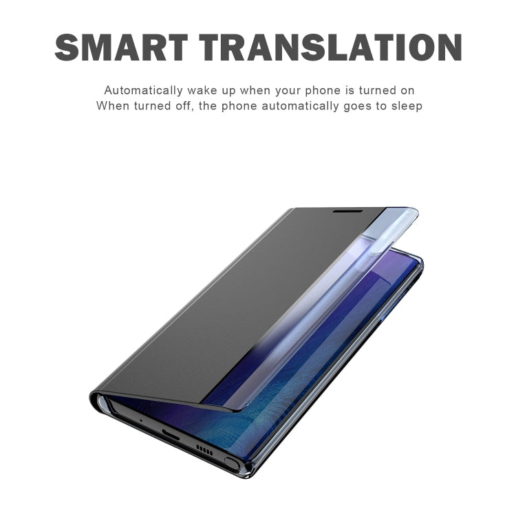For Samsung Galaxy S10 Plus Plain Texture Cloth Attraction Flip Holder Leather Phone Case(Black) - Galaxy Phone Cases by PMC TechLife | Online Shopping South Africa | PMC TechLife | Buy Now Pay Later Mobicred
