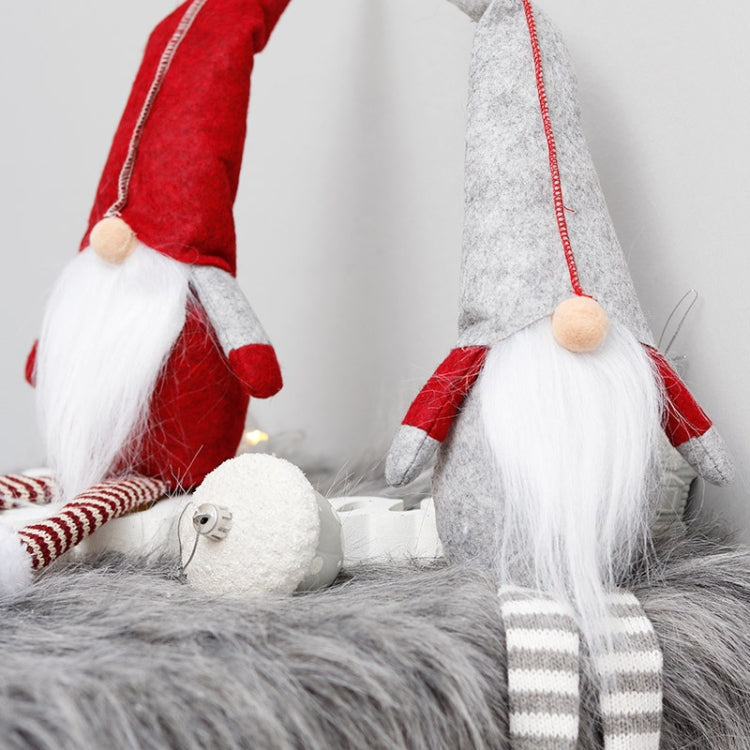 Cute Sitting Faceless Long-legged Elf Doll Christmas Decoration(Green) - free shipping - PMC TechLife - Order now!