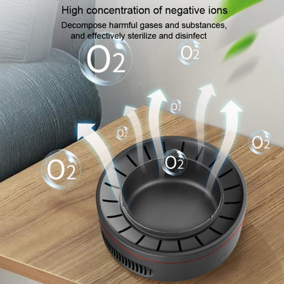 Multifunctional Ashtray Negative Ion Intelligent Air Purifier PM2.5 Home Car Smart Air Freshener Air Cleaner(Black) - Air Purifiers & Accessories by PMC Jewellery | Online Shopping South Africa | PMC Jewellery