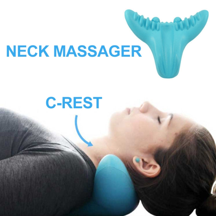 Acupressure Massage Pillow C-Rest Neck Cervical Shoulder Muscle Relaxer High Density Memory Foam Pillow Tools - Cushions & Pillows by PMC TechLife | Online Shopping South Africa | PMC TechLife | Buy Now Pay Later Mobicred