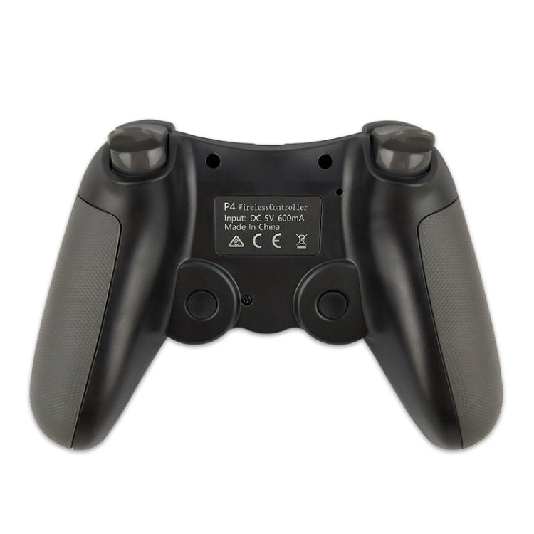 Rubberized Wireless Game Controller Bluetooth Handle for PS4 Host(black B) - Gamepads by PMC Jewellery | Online Shopping South Africa | PMC Jewellery