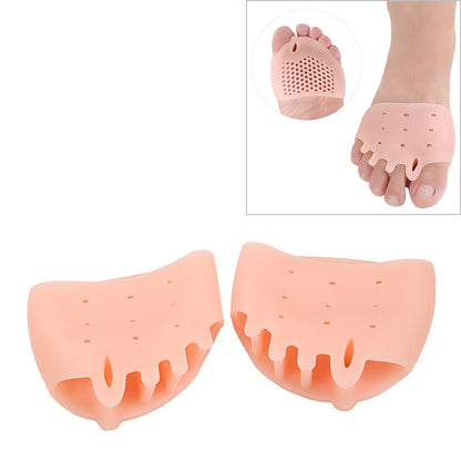 1 Pair SEBS Five-hole Honeycomb Hallux Valgus Toe Correction Front Pad(Skin Color) - Corrector by PMC Jewellery | Online Shopping South Africa | PMC Jewellery