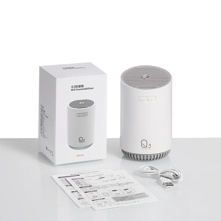 Wireless Q3  Humidifier Mini USB Charging Portable Air Purifier(Gray) - Air Purifiers & Accessories by PMC TechLife | Online Shopping South Africa | PMC TechLife | Buy Now Pay Later Mobicred