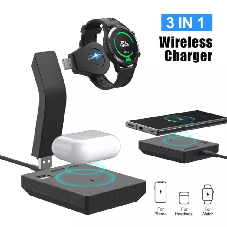 For Xiaomi Smart Watch Earphone Phone Wireless Charger - Charger by PMC TechLife | Online Shopping South Africa | PMC TechLife | Buy Now Pay Later Mobicred