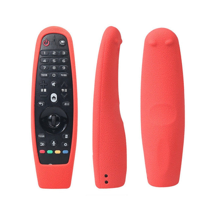 Suitable for LG Smart TV Remote Control Protective Case AN-MR600 AN-MR650a Dynamic Remote Control Silicone Case(Red) - Remote Control Covers by PMC Jewellery | Online Shopping South Africa | PMC Jewellery