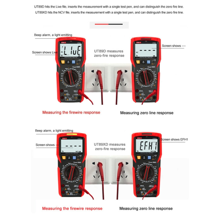 UNI-T UT89XE Digital High-Precision Multimeter Digital Display Multi-Meter - Digital Multimeter by UNI-T | Online Shopping South Africa | PMC Jewellery | Buy Now Pay Later Mobicred